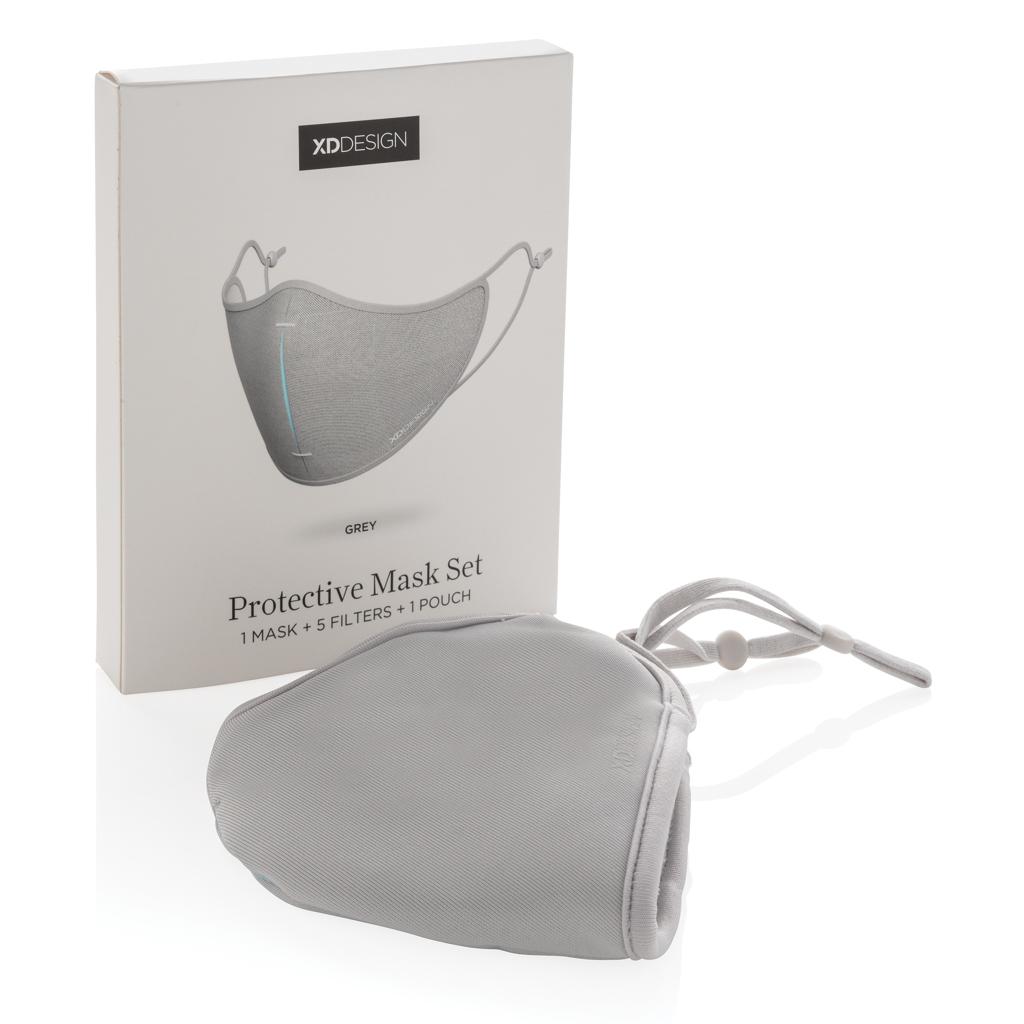 Set de măști de protecție XD DESIGN grey