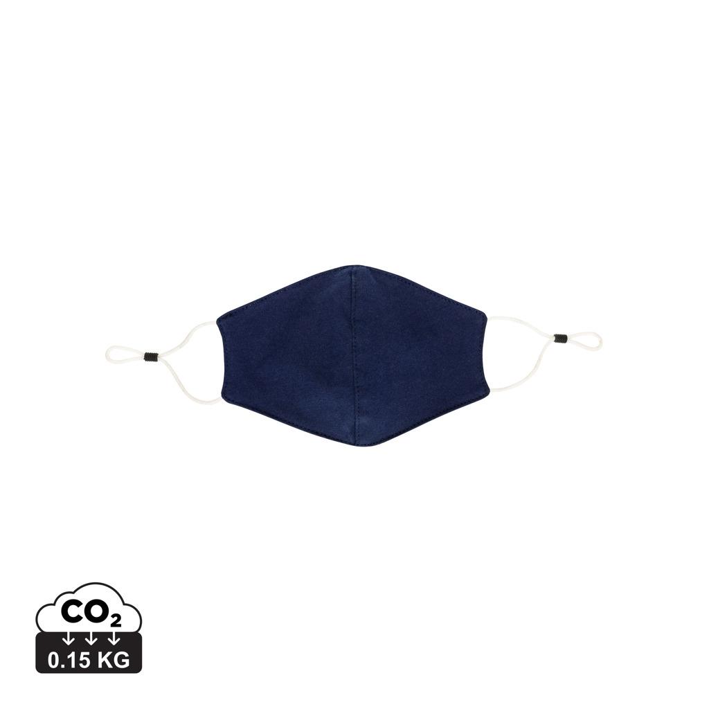Mască de față reutilizabilă din bumbac dublu navy