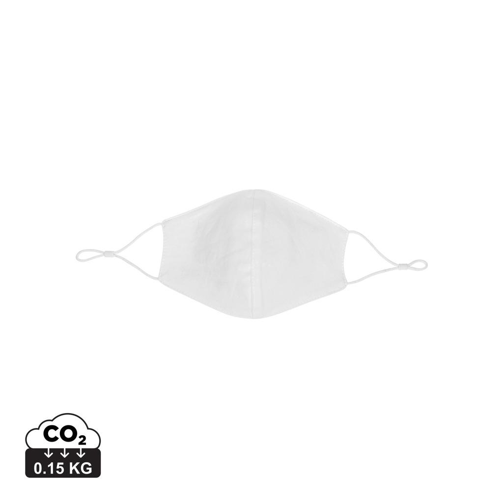 Mască de față reutilizabilă din bumbac dublu transparent