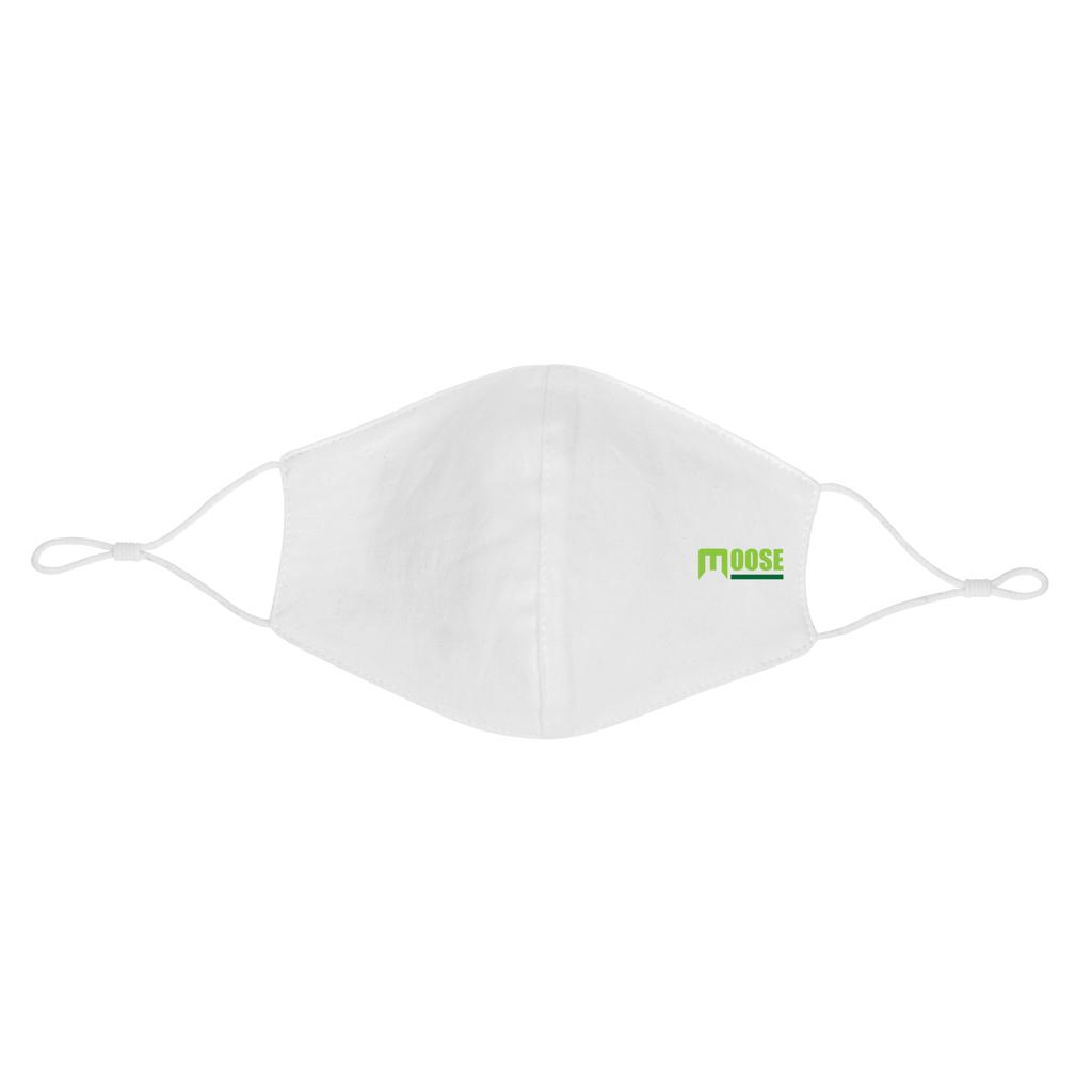 Mască de față reutilizabilă din bumbac dublu transparent