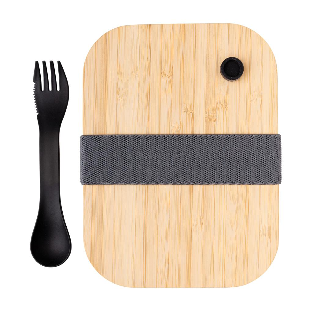 Caserolă din sticlă cu capac din bambus transparent