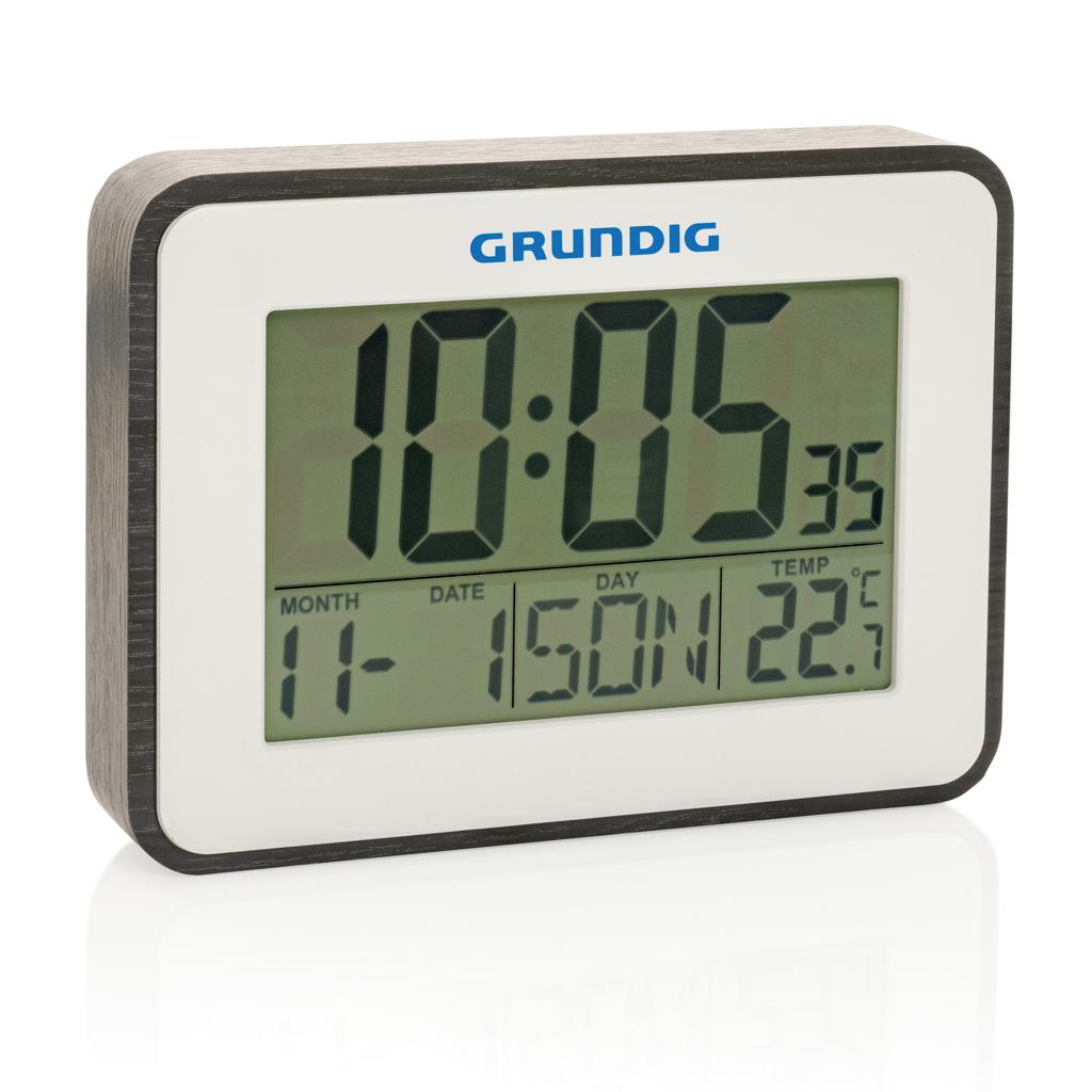 Stație meteorologică cu alarmă și calendar Grundig  transparent