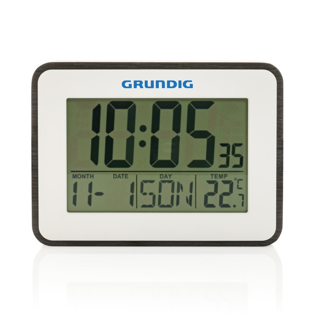 Stație meteorologică cu alarmă și calendar Grundig  transparent