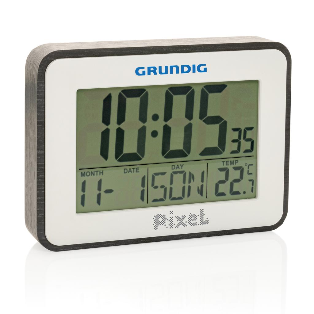 Stație meteorologică cu alarmă și calendar Grundig  transparent
