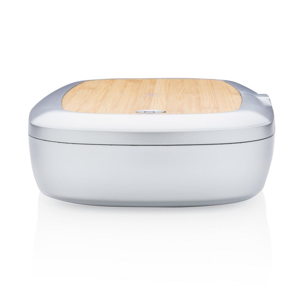 Cutie sterilizatoare UV-C Rena cu încărcător wireless de 5W grey