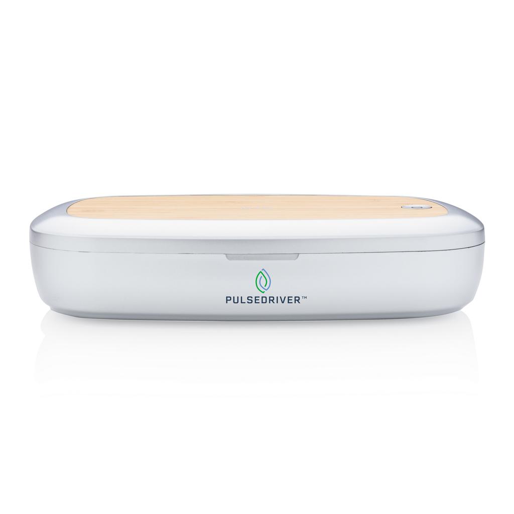 Cutie sterilizatoare UV-C Rena cu încărcător wireless de 5W grey