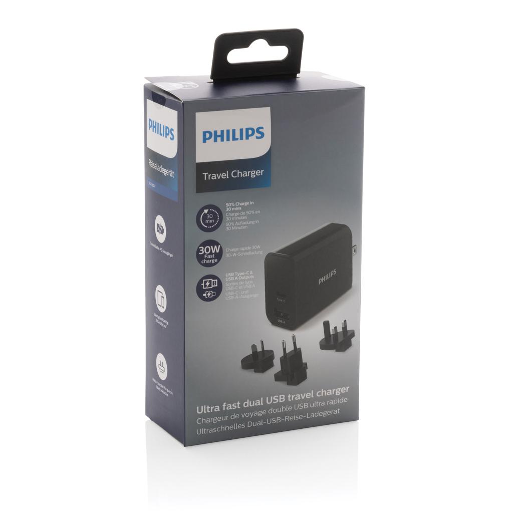 Încărcător de călătorie ultra rapid PD Philips black
