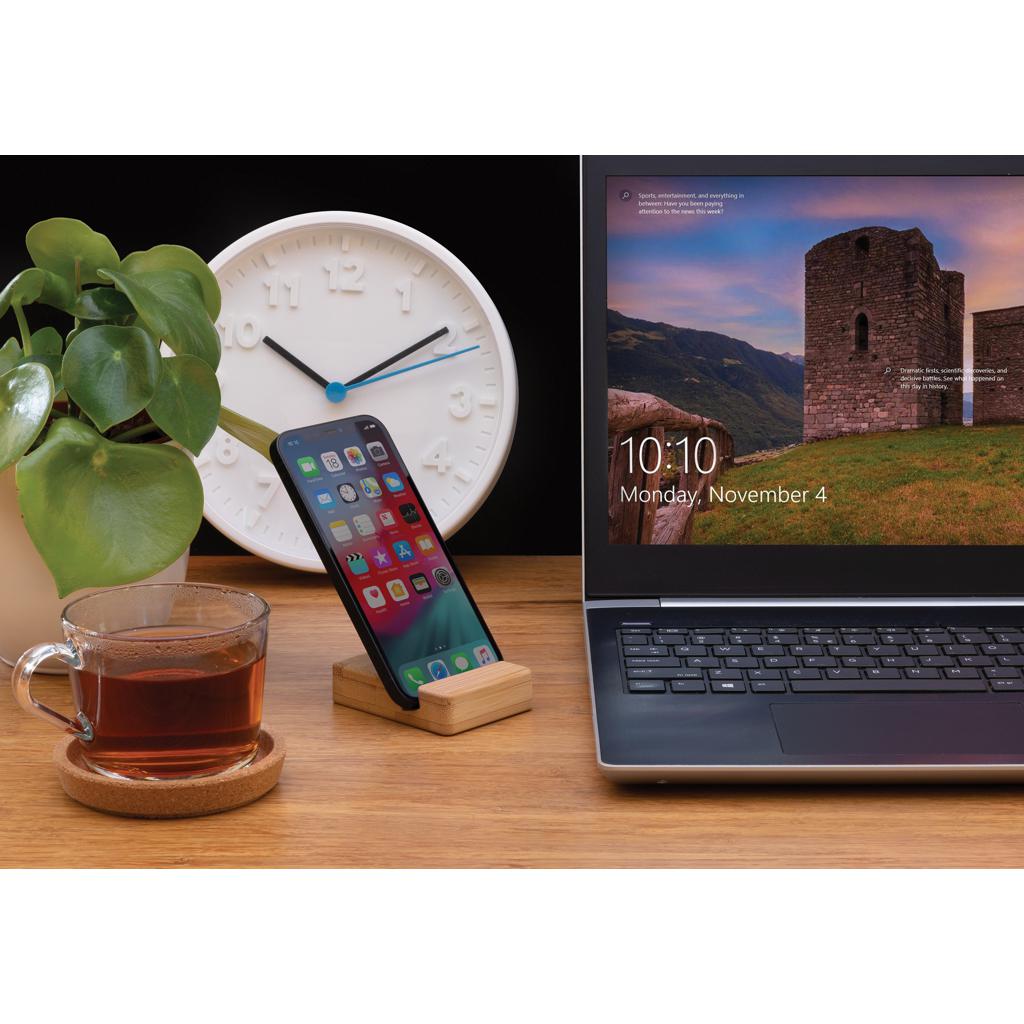 Suport pentru telefon din bambus brown