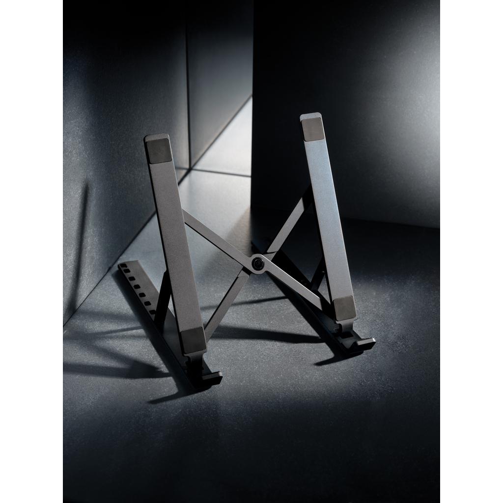 Suport universal pentru laptop/tabletă din aluminiu reciclat RCS Terra grey