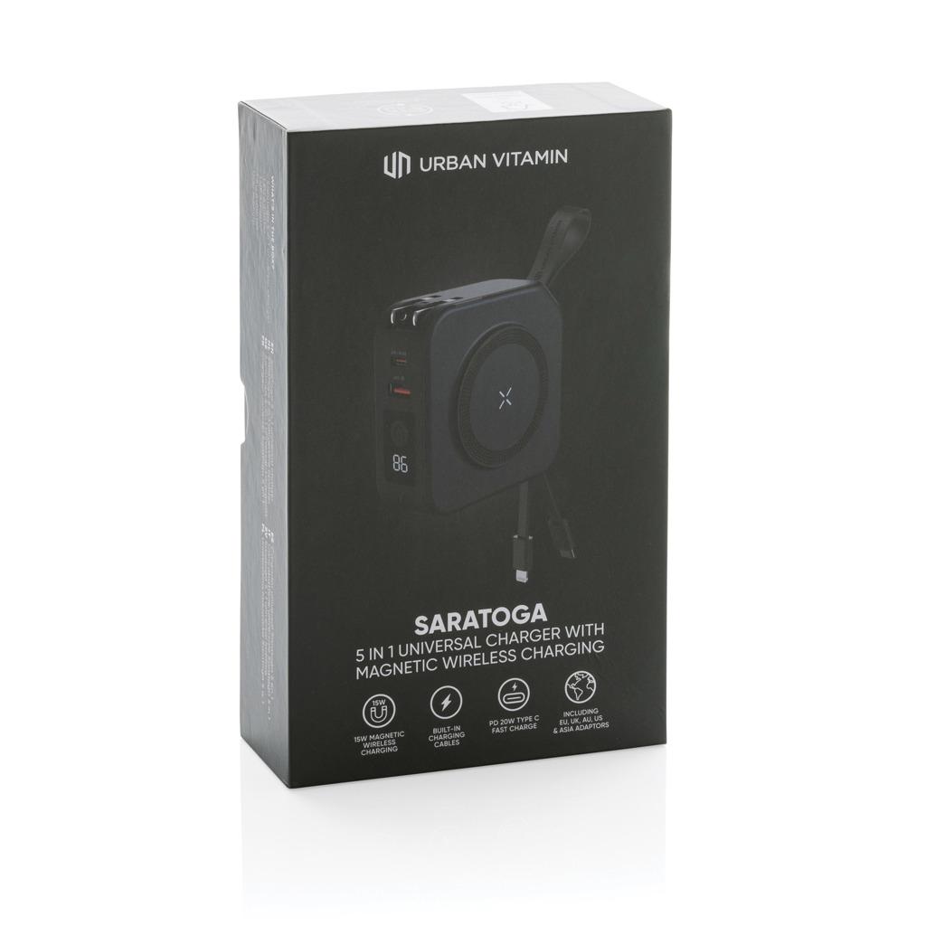 Încărcător universal 5 în 1 Saratoga Urban Vitamin  black