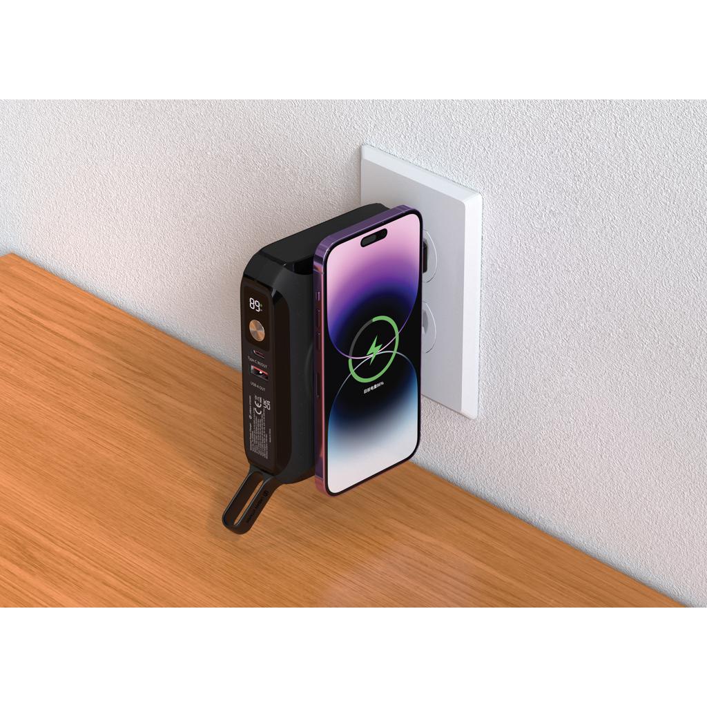 Încărcător universal 5 în 1, 65W Oxnard Urban Vitamin  black