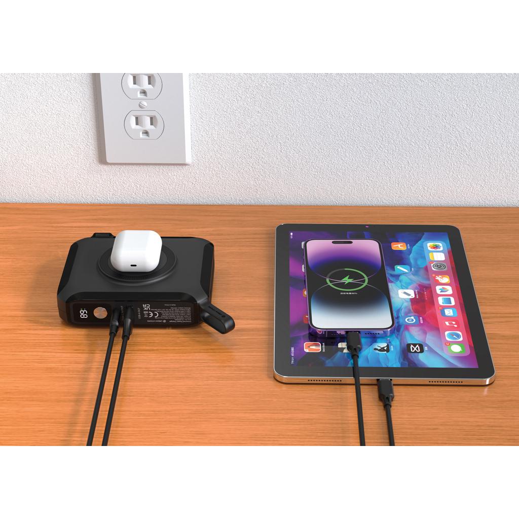 Încărcător universal 5 în 1, 65W Oxnard Urban Vitamin  black