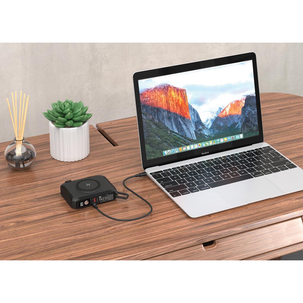 Încărcător universal 5 în 1, 65W Oxnard Urban Vitamin  black