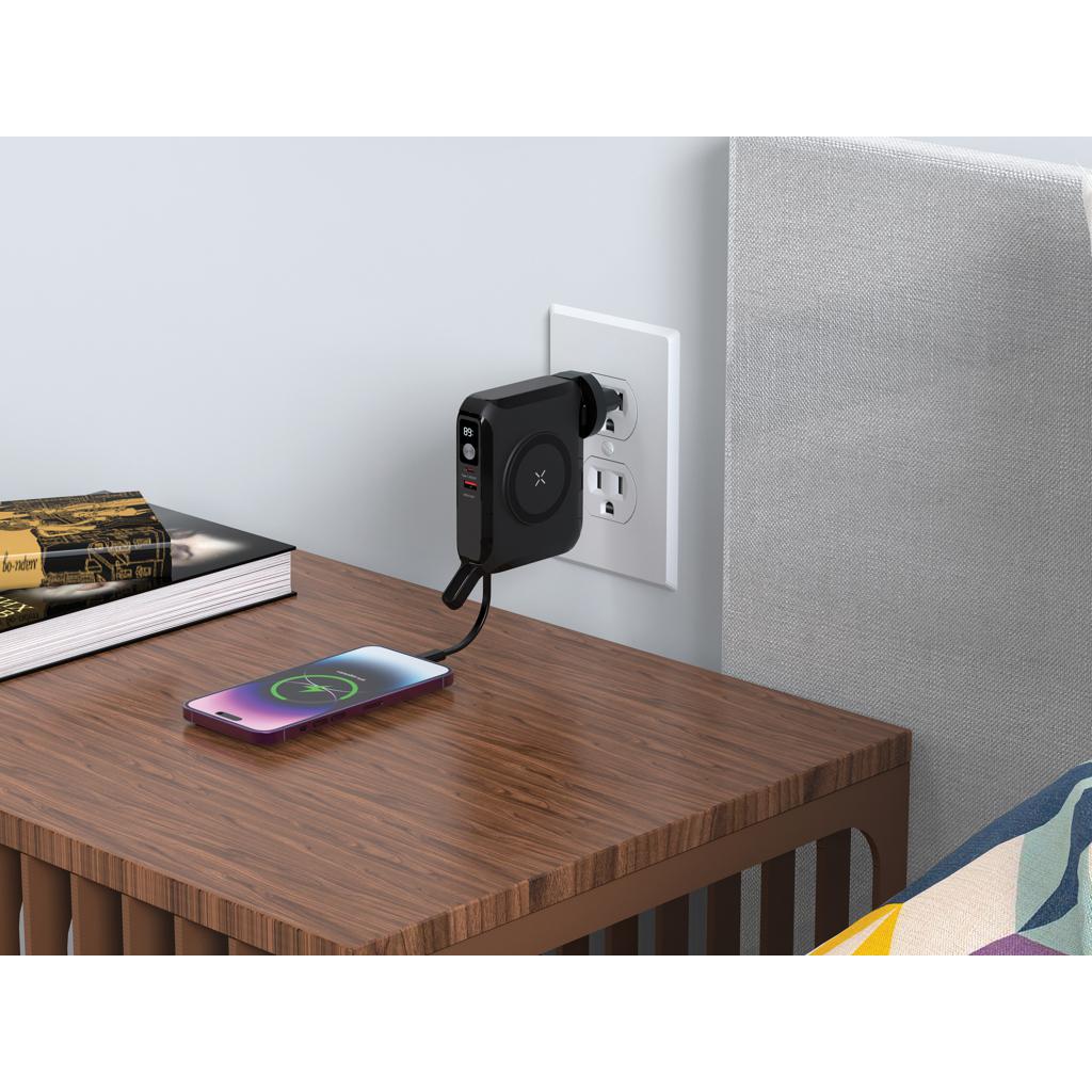 Încărcător universal 5 în 1, 65W Oxnard Urban Vitamin  black