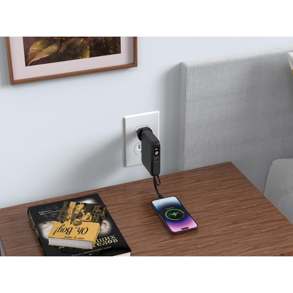 Încărcător universal 5 în 1, 65W Oxnard Urban Vitamin  black