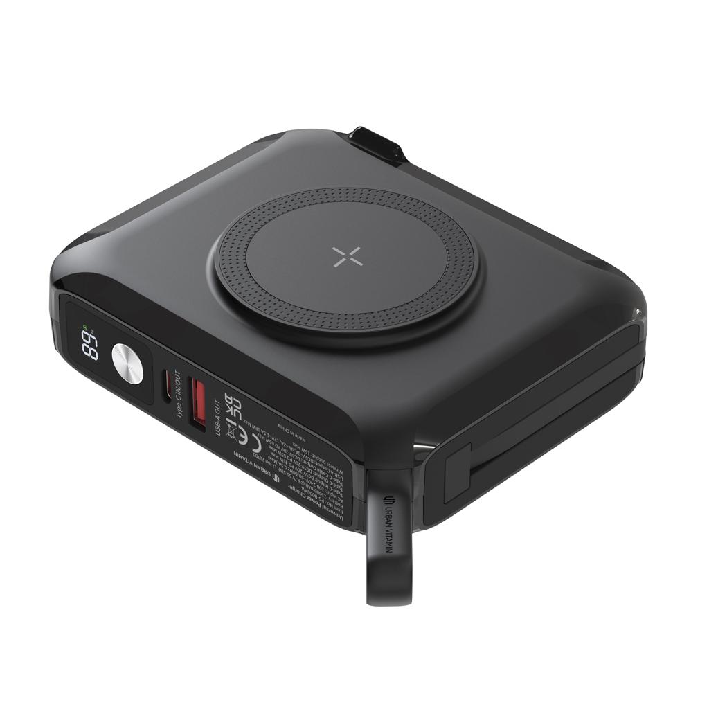 Încărcător universal 5 în 1, 65W Oxnard Urban Vitamin  black