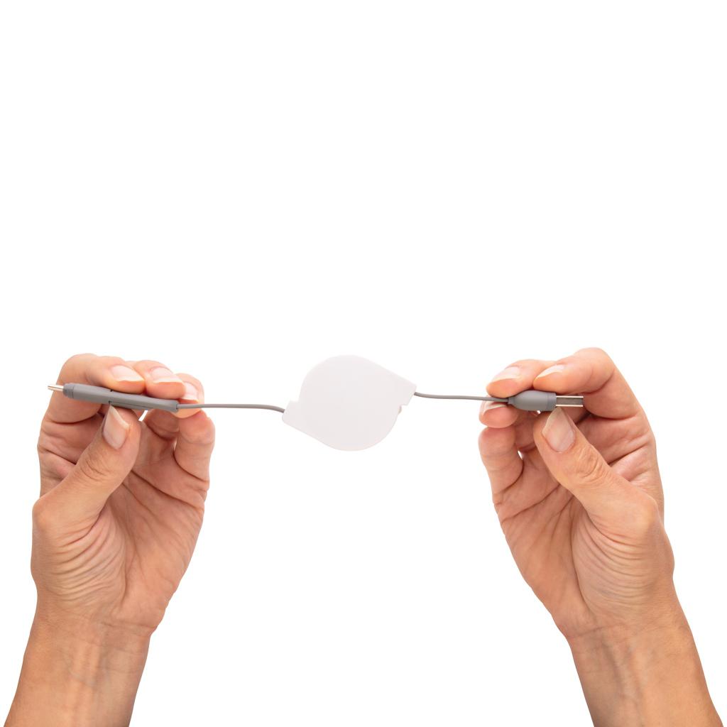 Cablu retractabil 3 în 1 transparent