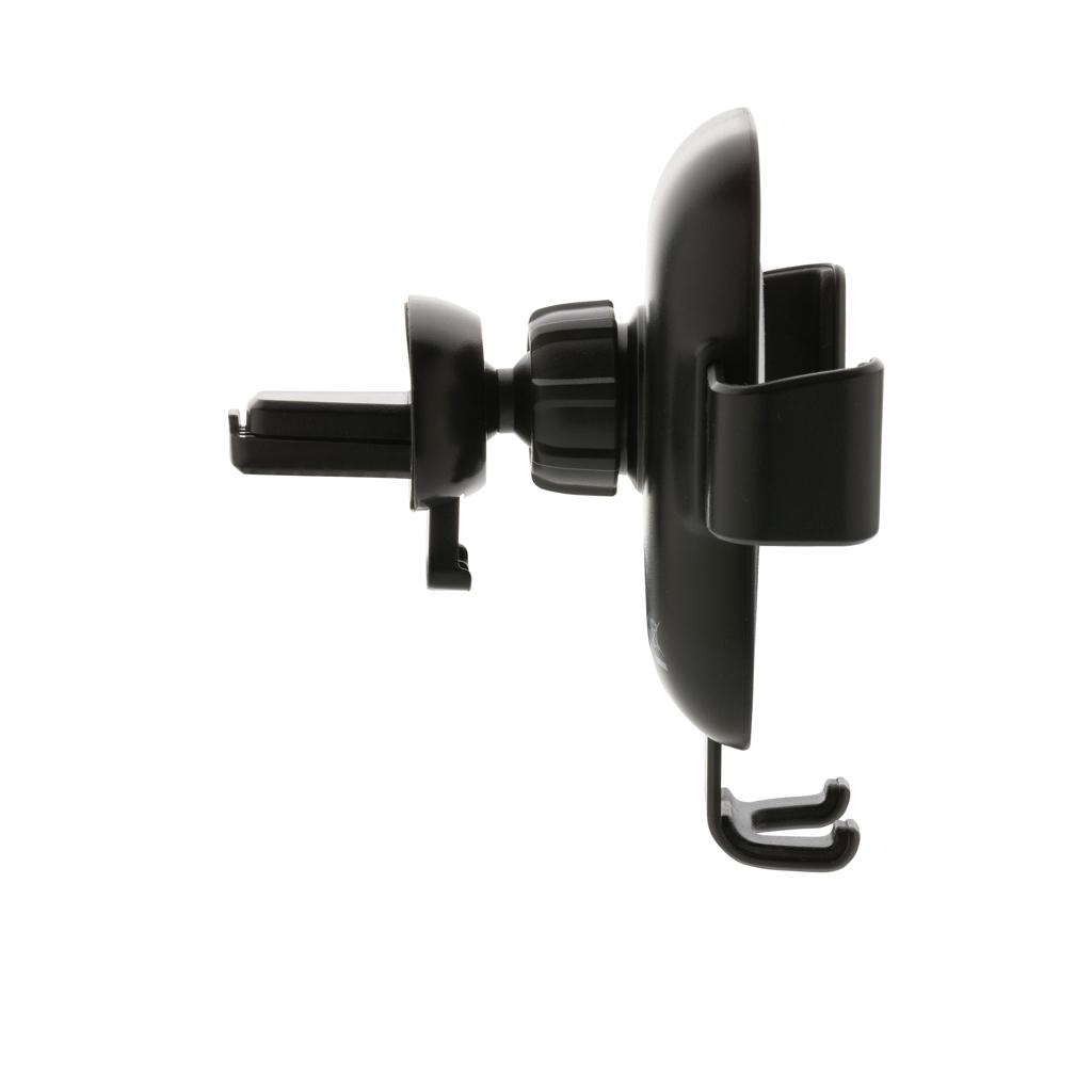 Suport auto cu încărcare wireless de 10W din plastic reciclat RCS black