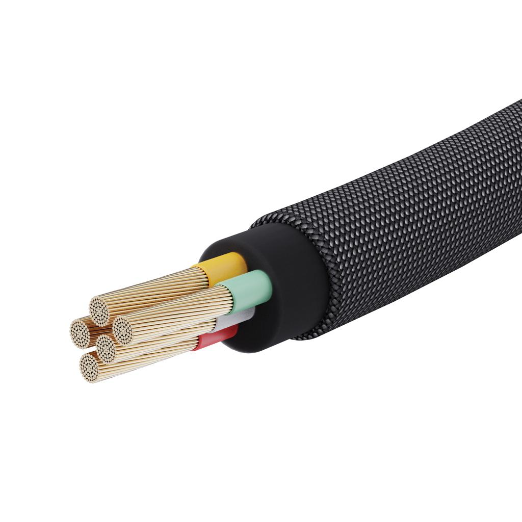 Cablu magnetic de 65W RCS RTPE/RPET Stockton Urban Vitamin  black