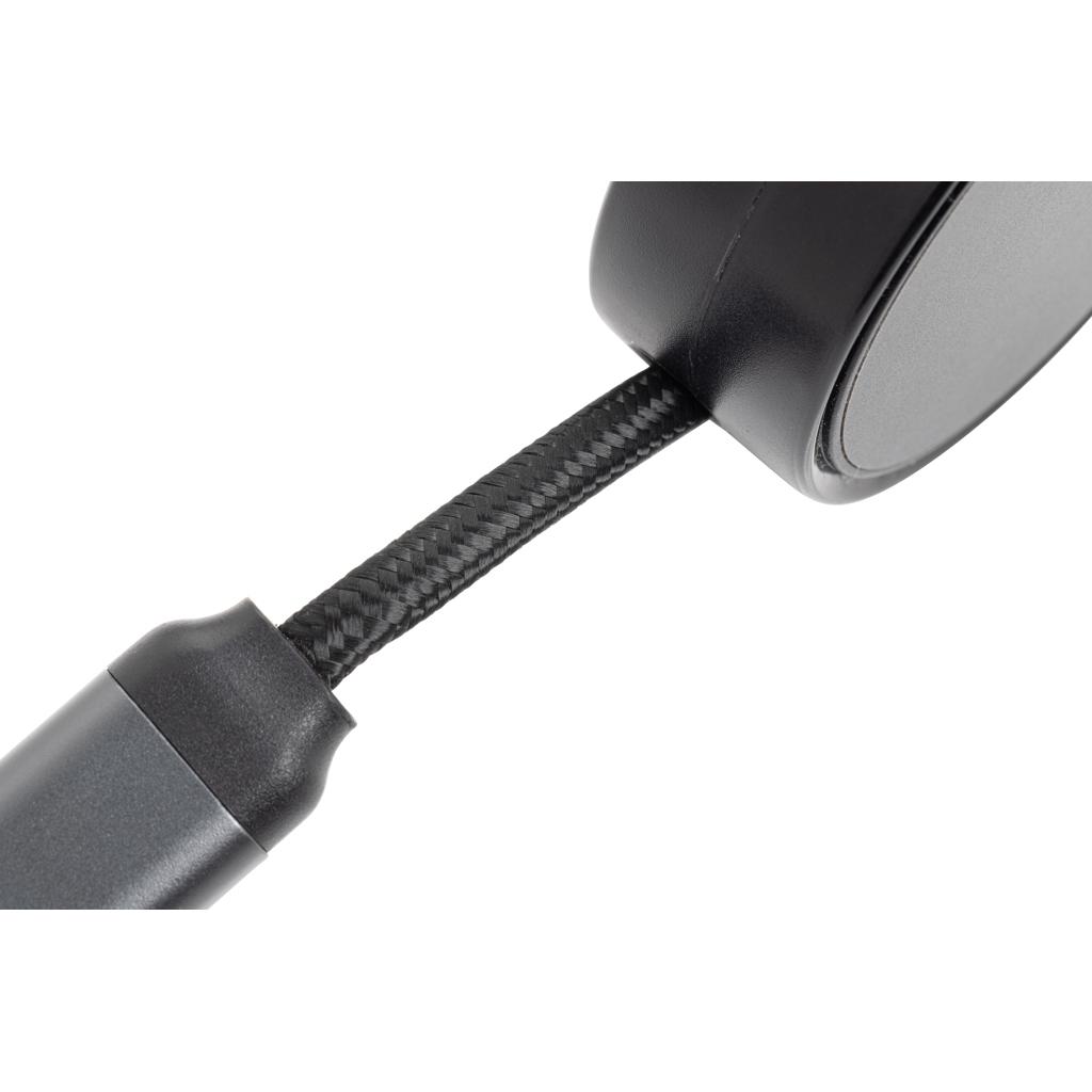 Cablu retractabil 6 în 1 din aluminiu reciclat RCS Terra grey