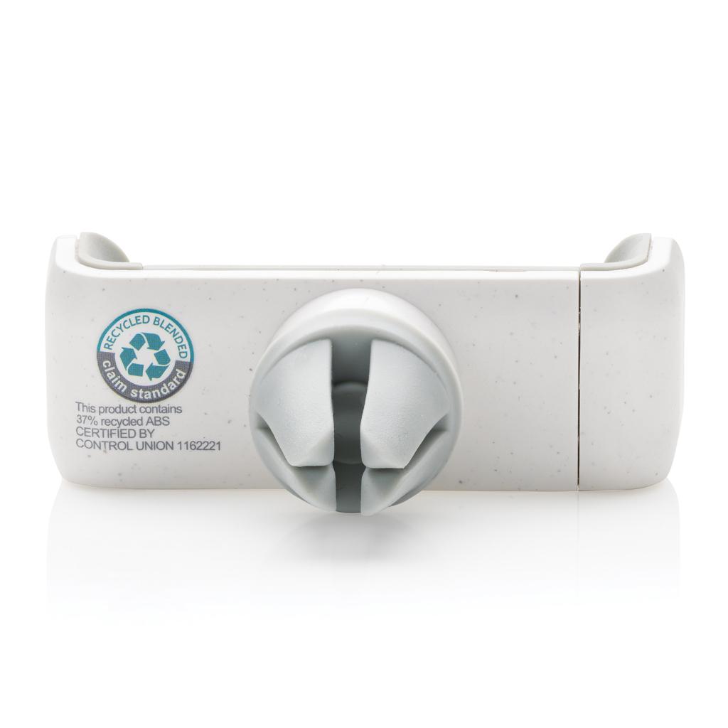 Suport auto pentru telefon cu rotire la 360 de grade din plastic reciclat RCS Acar transparent