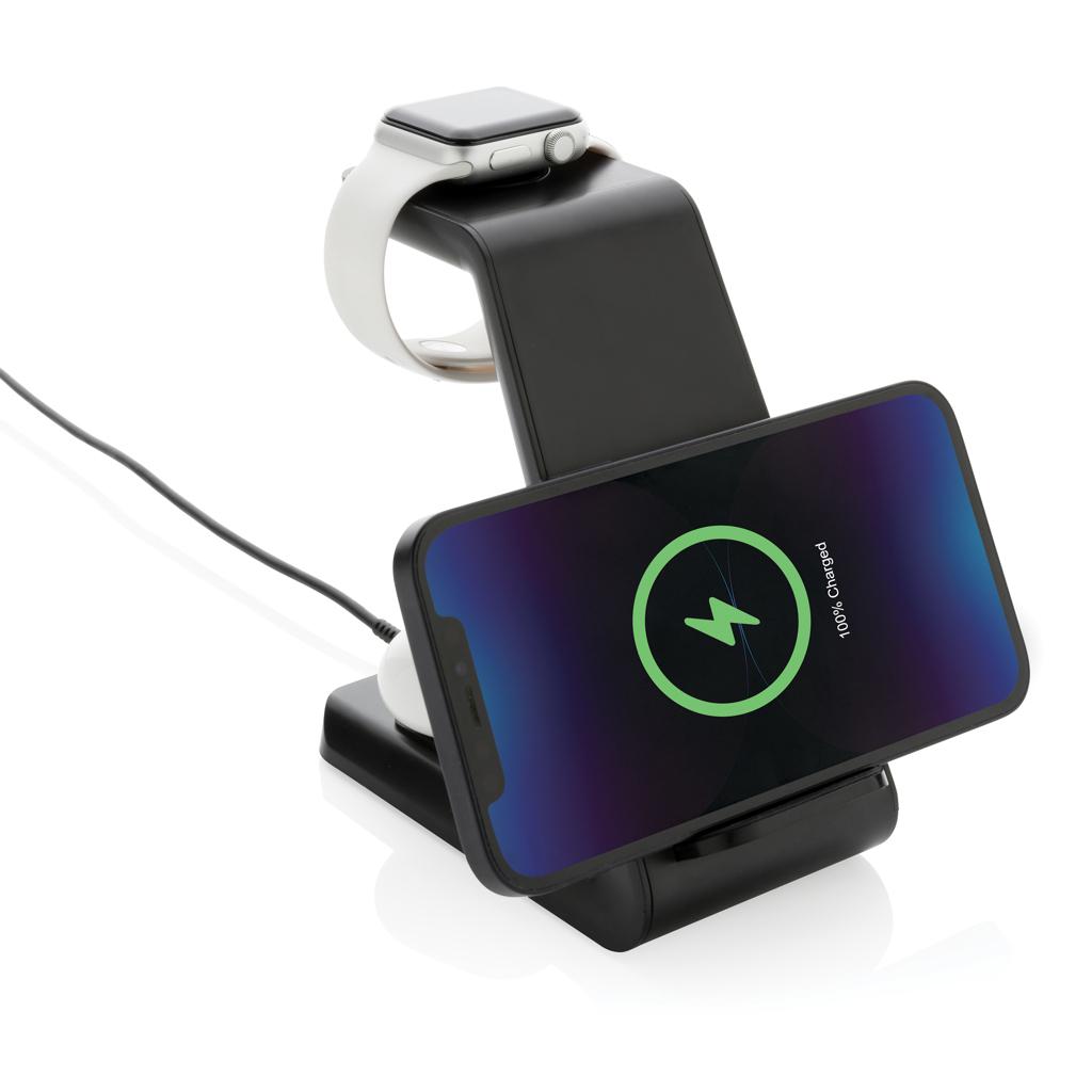 Încărcător Urban Vitamin Fairfield 3 în 1 din plastic reciclat RCS black