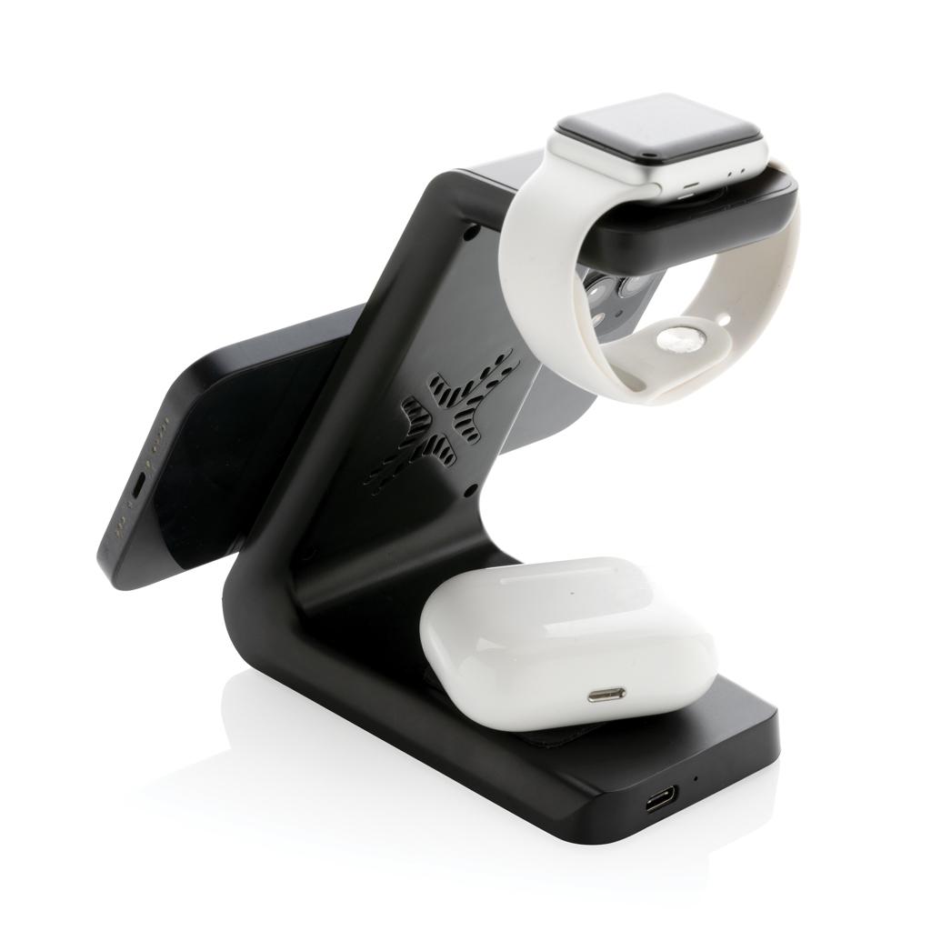 Încărcător Urban Vitamin Fairfield 3 în 1 din plastic reciclat RCS black