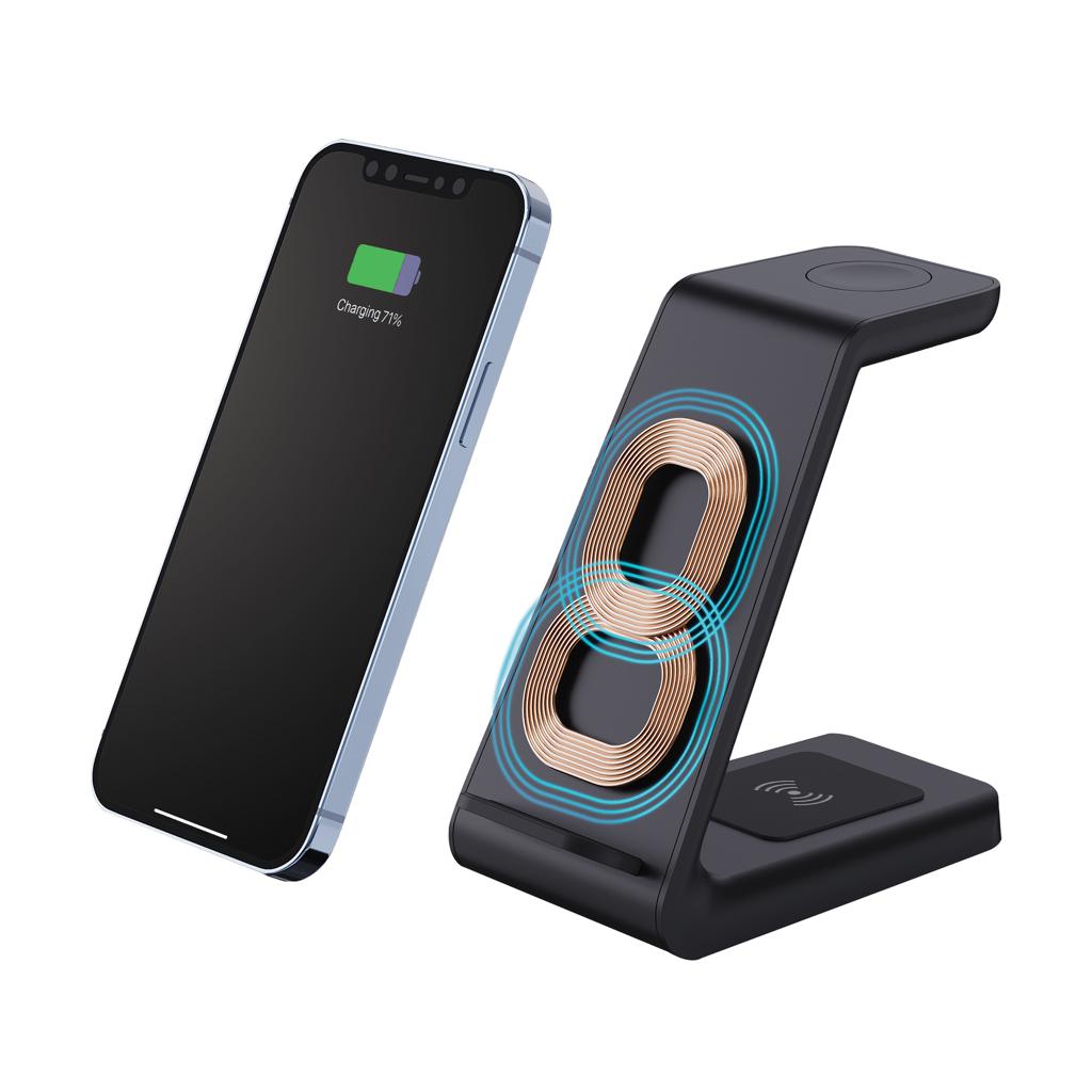 Încărcător Urban Vitamin Fairfield 3 în 1 din plastic reciclat RCS black