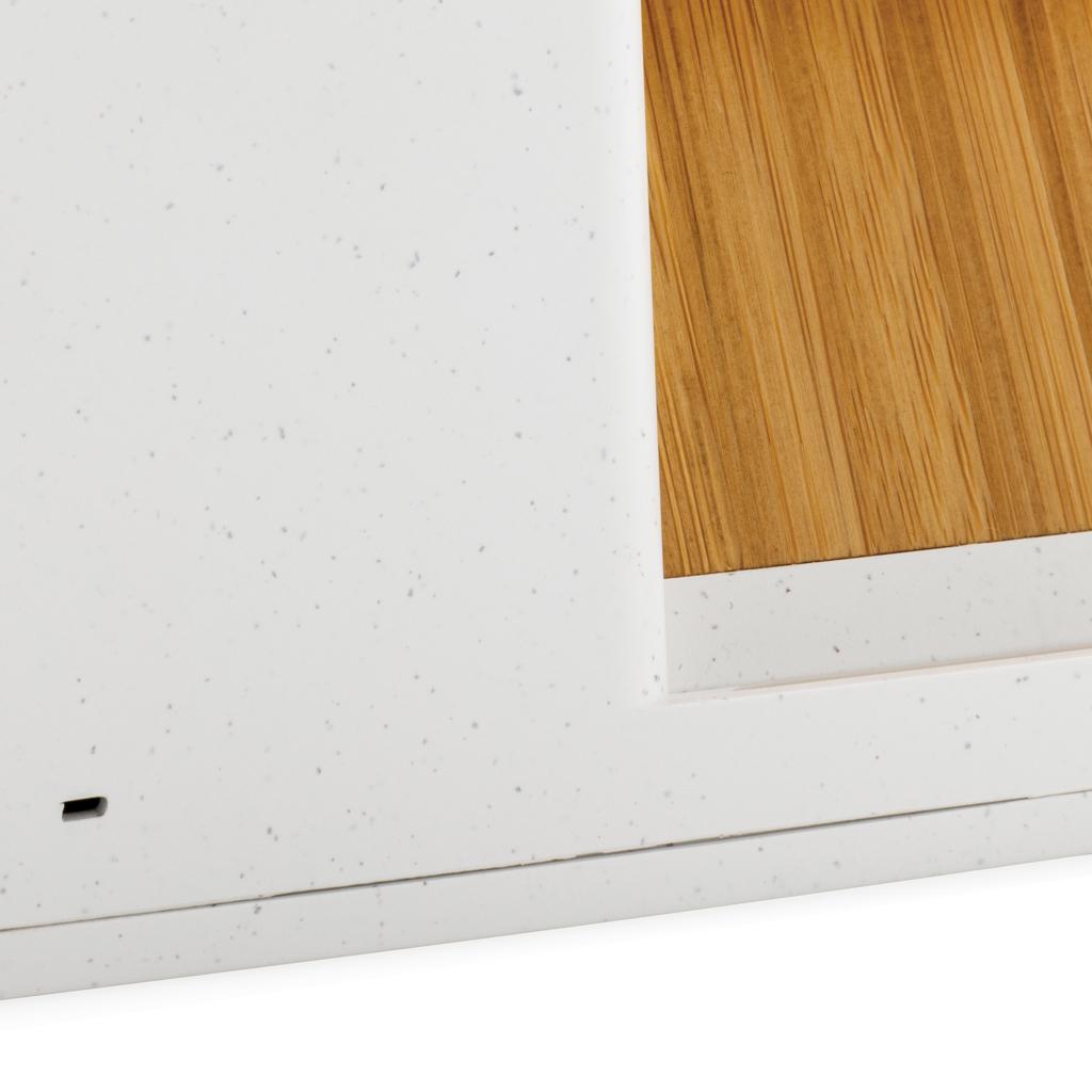 Încărcător wireless din plastic reciclat RCS 10W Ontario transparent