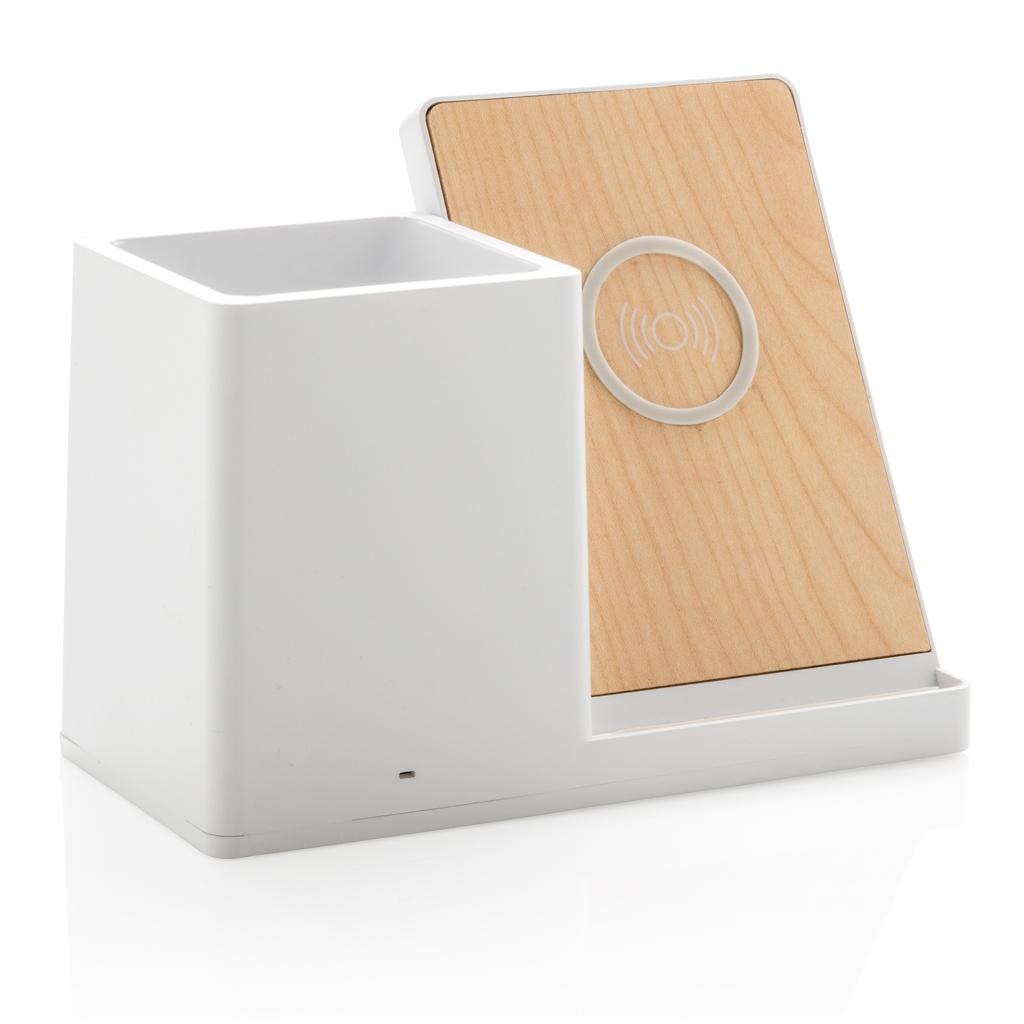 Încărcător wireless din plastic reciclat RCS 10W Ontario transparent