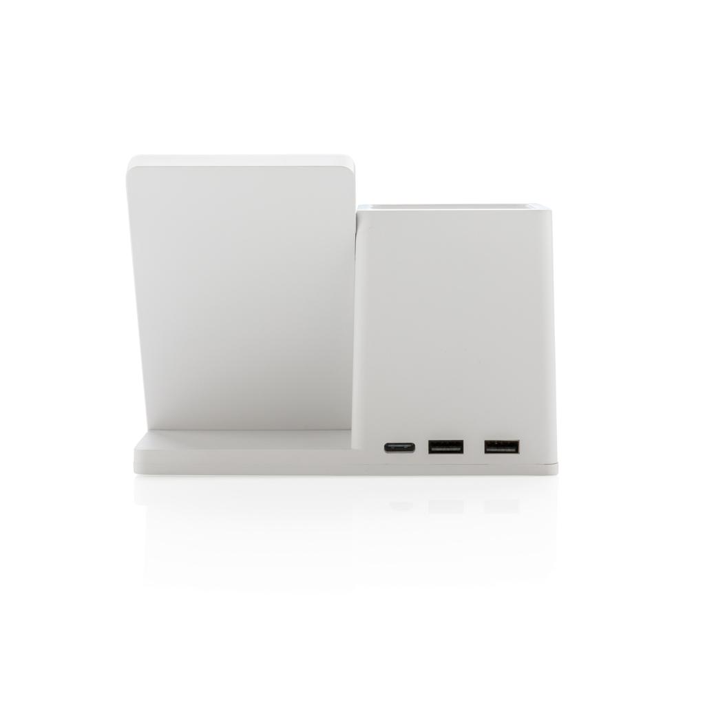 Încărcător wireless din plastic reciclat RCS 10W Ontario transparent