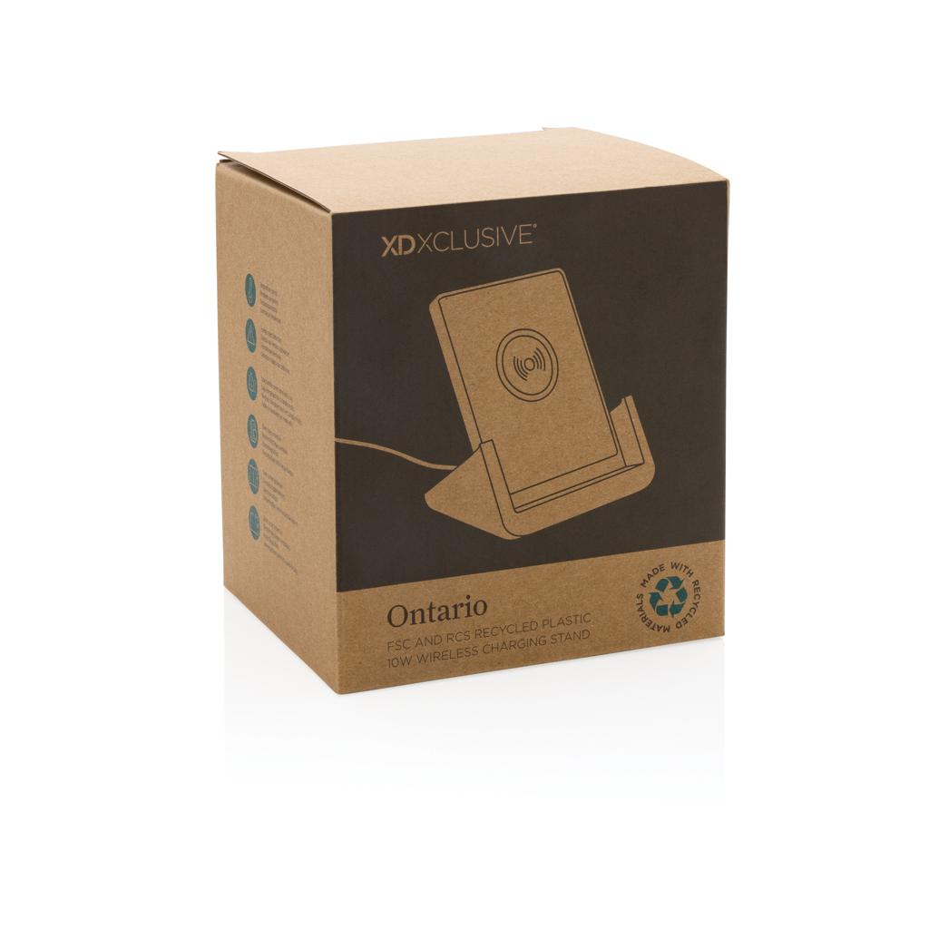 Suport din plastic reciclat RCS 10W Ontario transparent