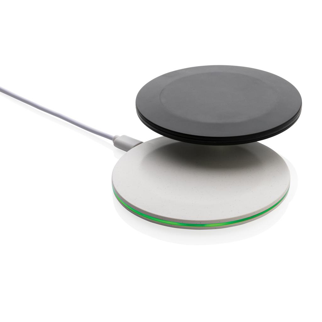 Încărcător rapid wireless 15W din plastic reciclat RCS transparent