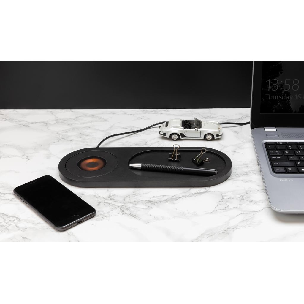 Tavă valet cu încărcare wireless 10W Encore black