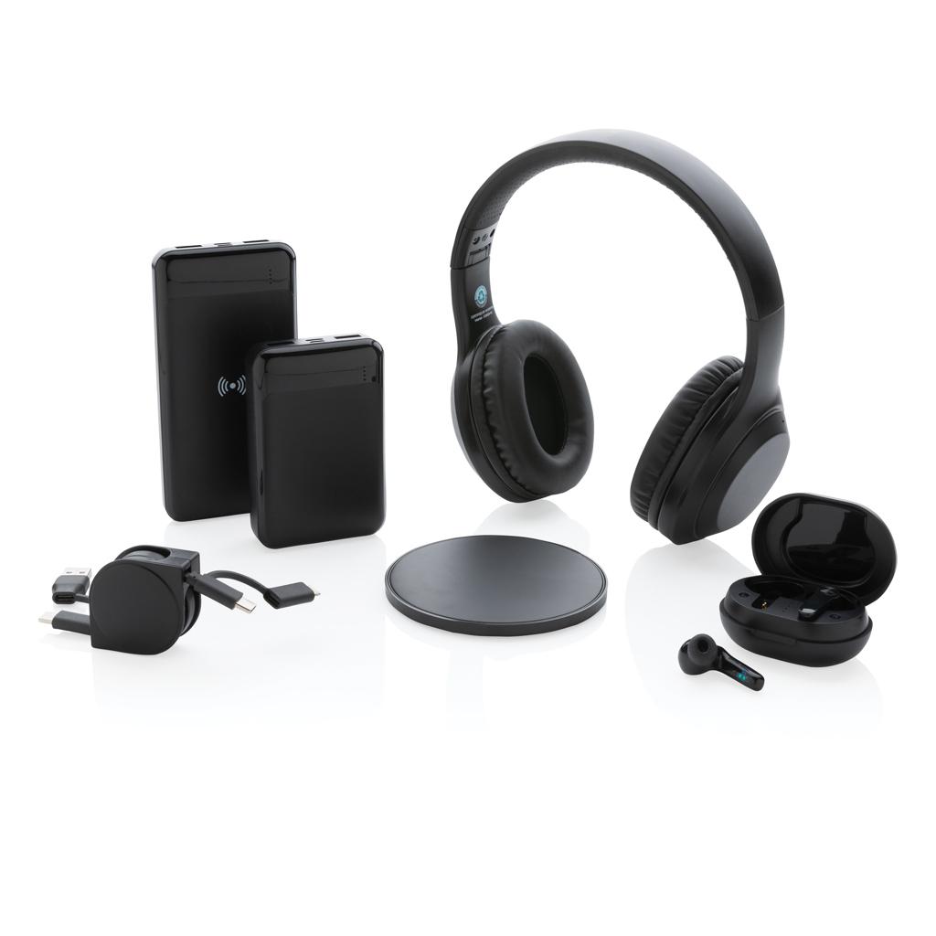 Încărcător wireless 10W din plastic reciclat RCS standard black
