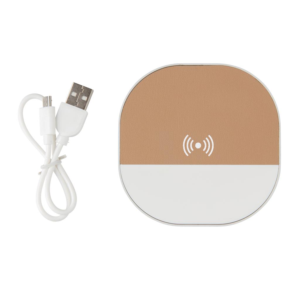 Ceas digital Aria cu încărcare wireless 5W transparent