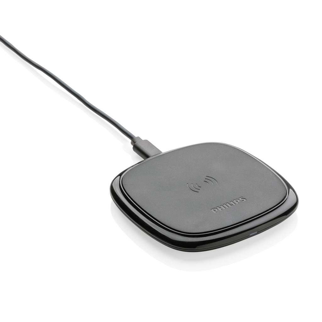 Încărcător wireless Philips 10W Qi black