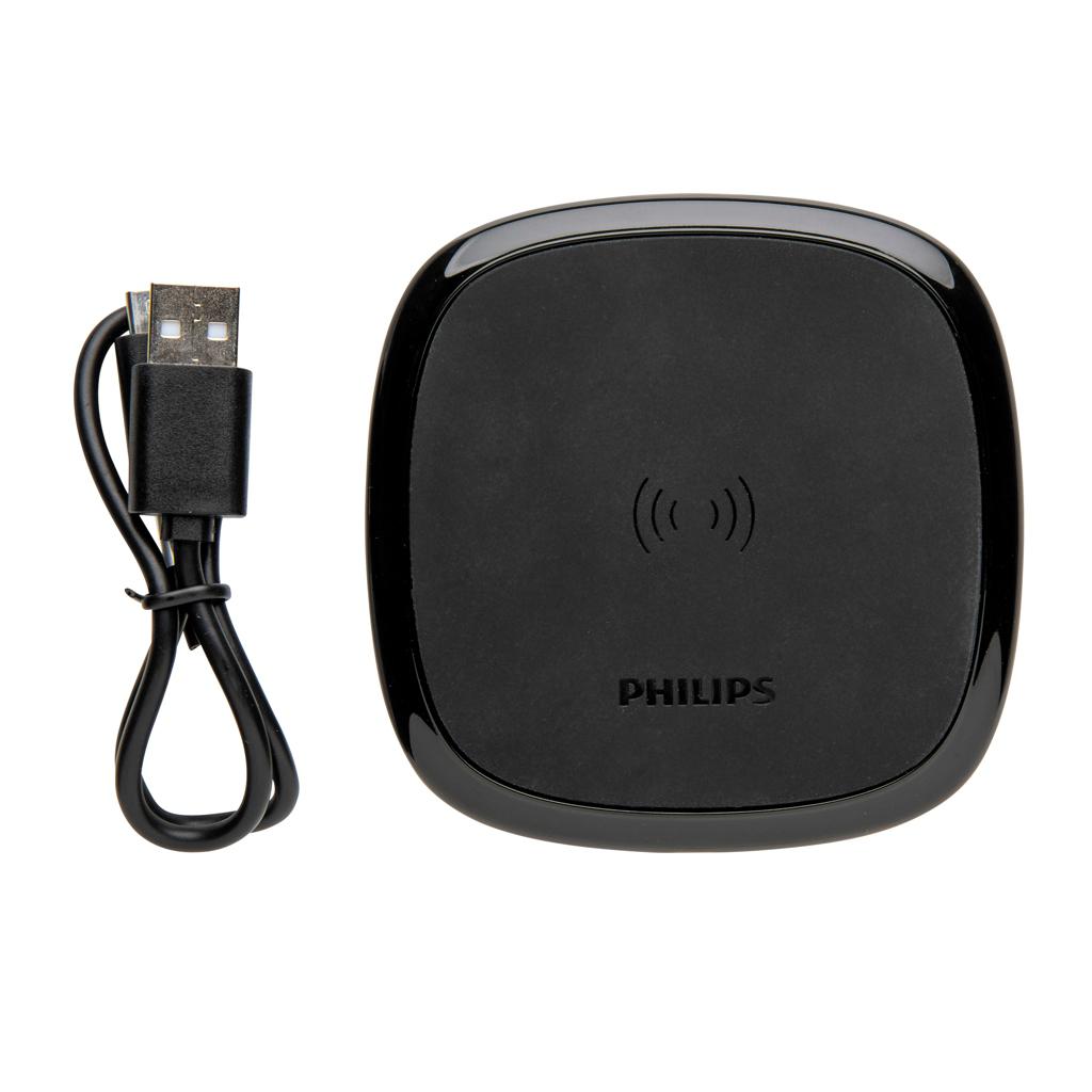 Încărcător wireless Philips 10W Qi black