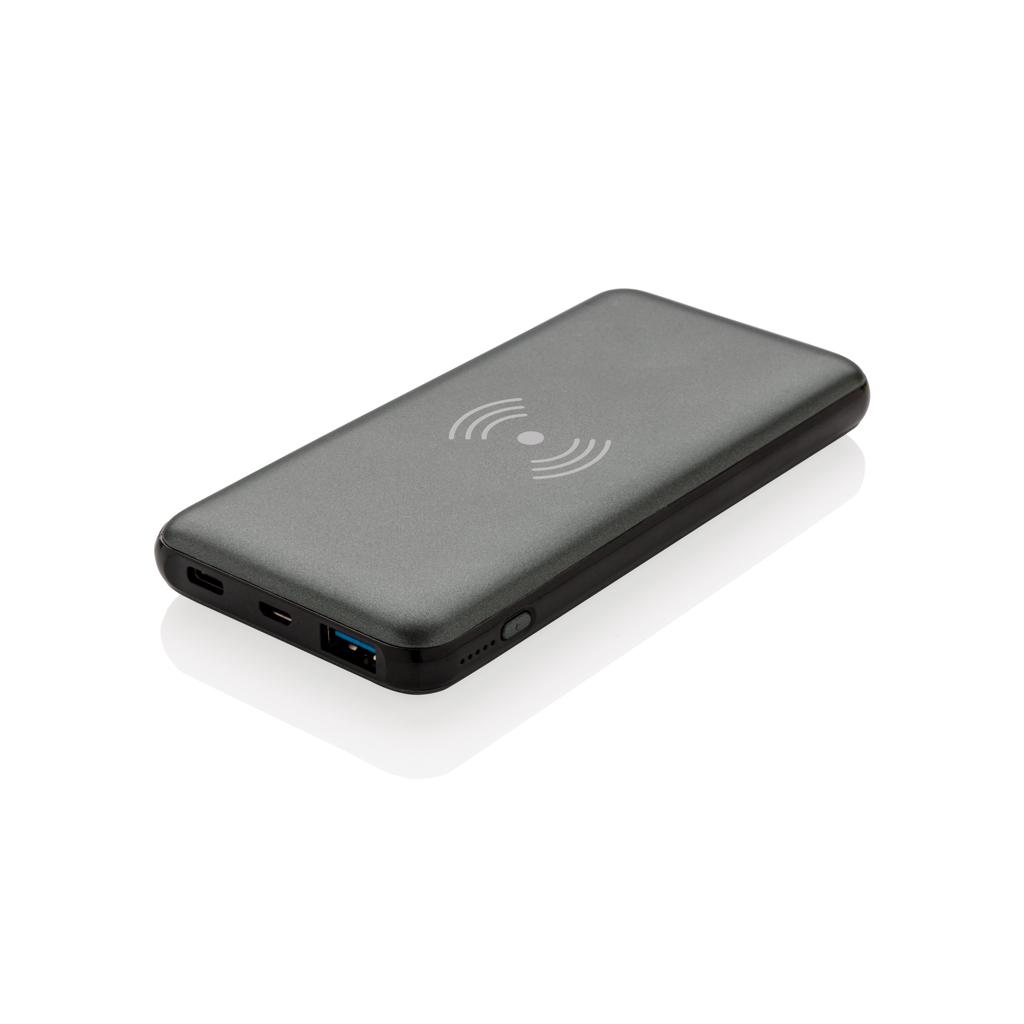 Powerbank wireless cu încărcare rapidă 10.000 mAh și 10W, cu PD grey