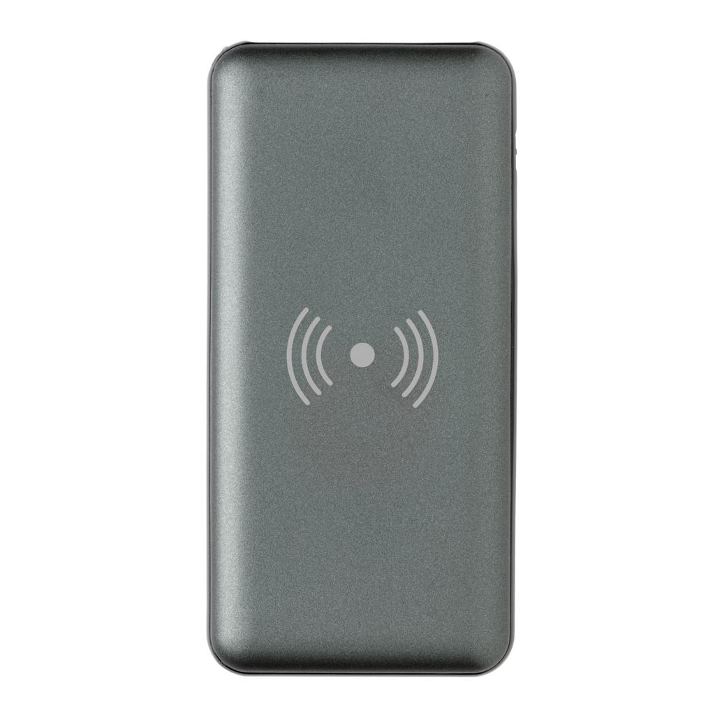 Powerbank wireless cu încărcare rapidă 10.000 mAh și 10W, cu PD grey
