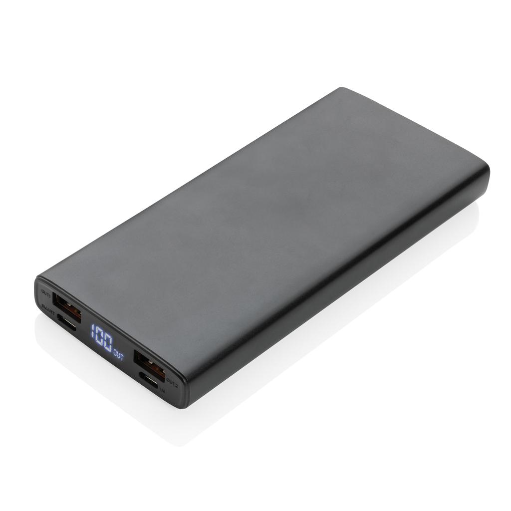 Powerbank din aluminiu 18W 10.000 mAh cu PD black