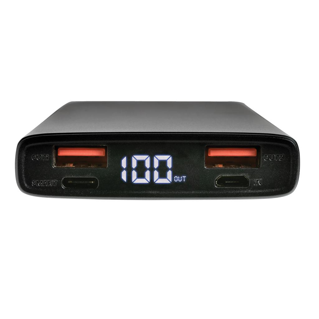 Powerbank din aluminiu 18W 10.000 mAh cu PD black