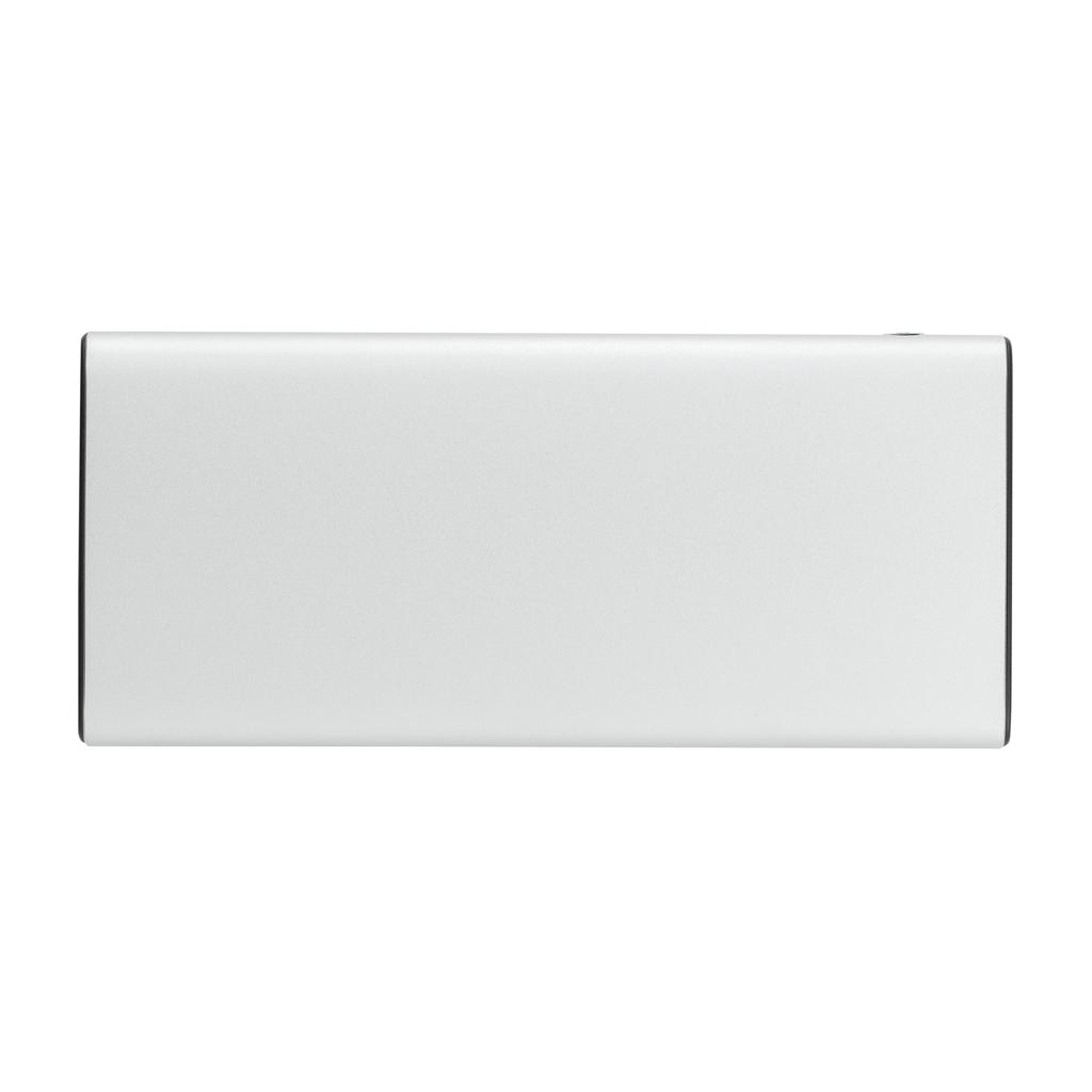 Powerbank din aluminiu 18W 10.000 mAh cu PD silver
