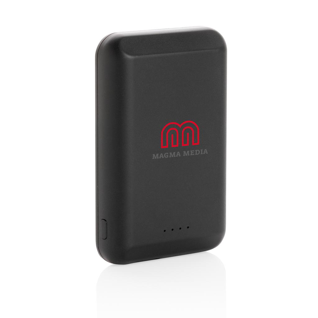 Powerbank wireless magnetic 5.000 mAh cu încărcare 5W black