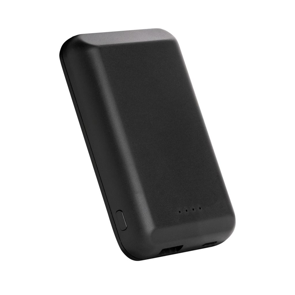 Powerbank wireless magnetic 5.000 mAh cu încărcare 5W black