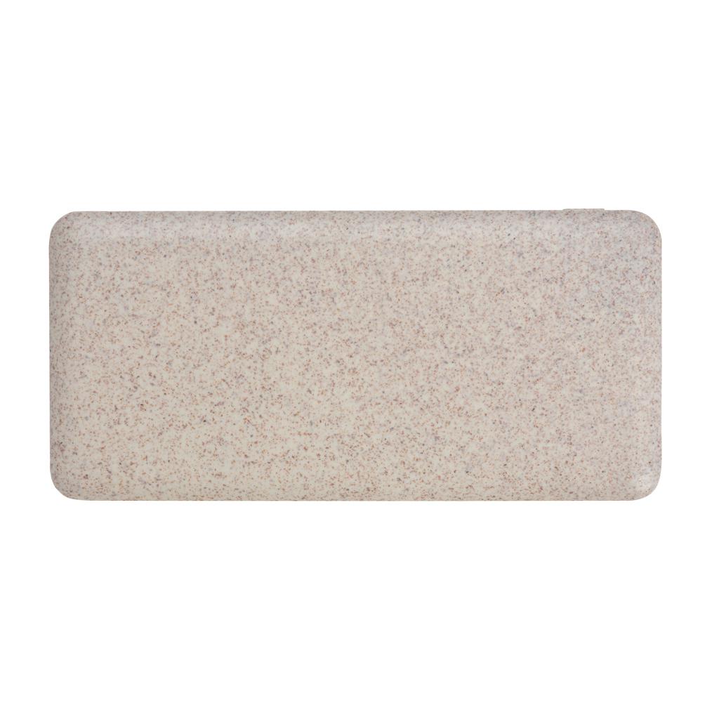 Powerbank din paie de grâu 10.000 mAh khaki