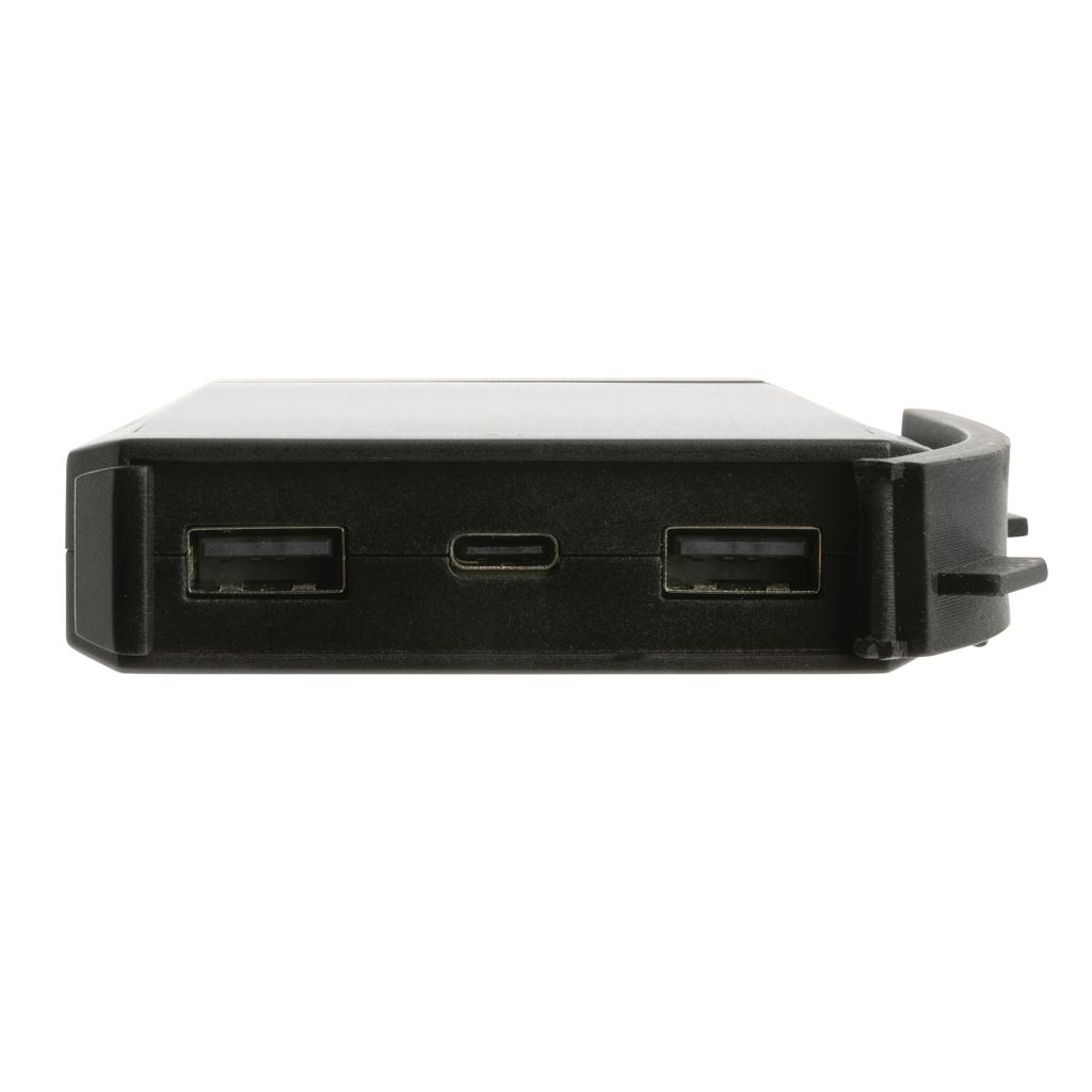 Powerbank solar Skywave din plastic reciclat RCS 10.000 mAh black