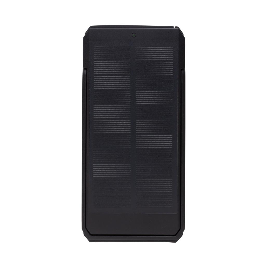 Powerbank solar Skywave din plastic reciclat RCS 10.000 mAh black