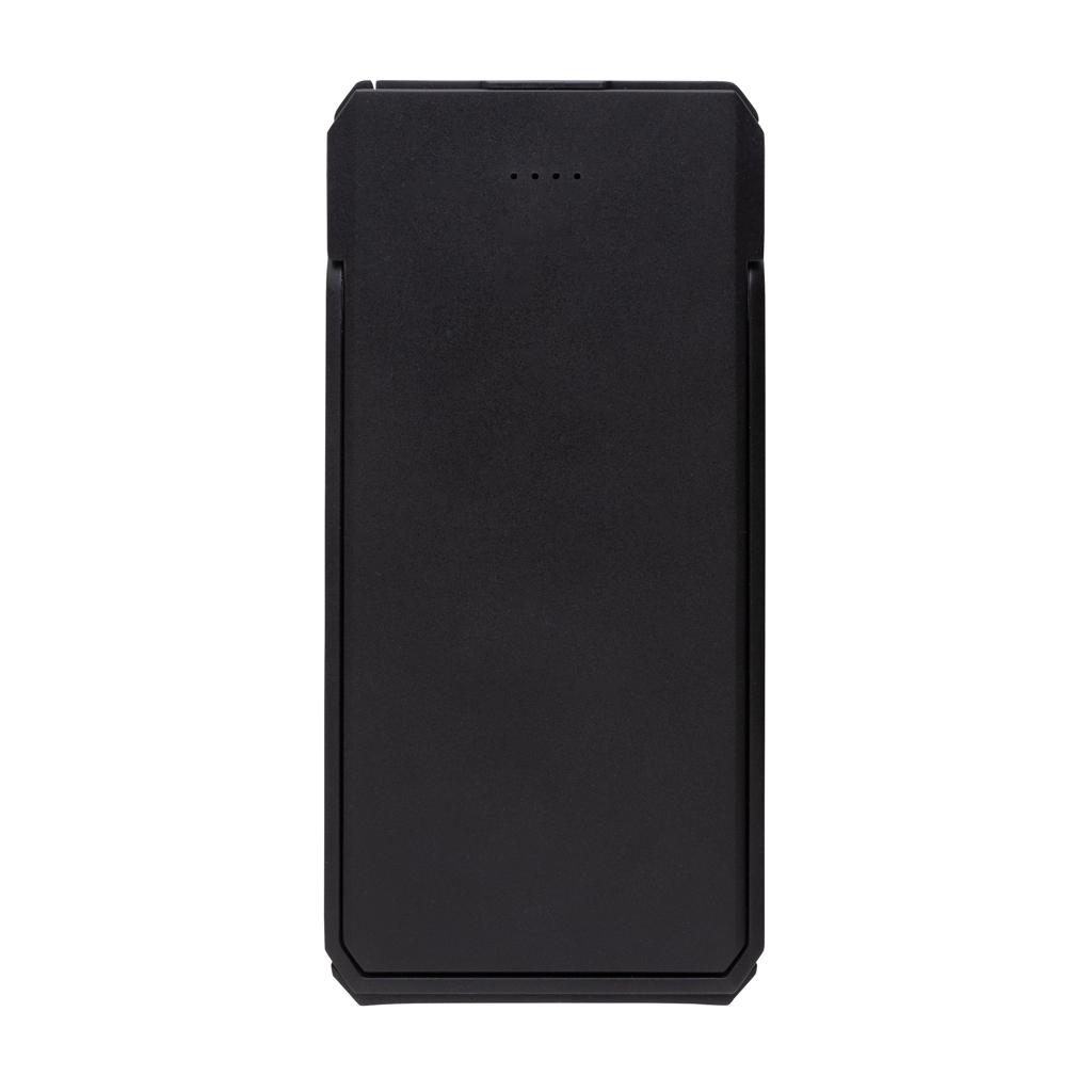 Powerbank solar Skywave din plastic reciclat RCS 10.000 mAh black
