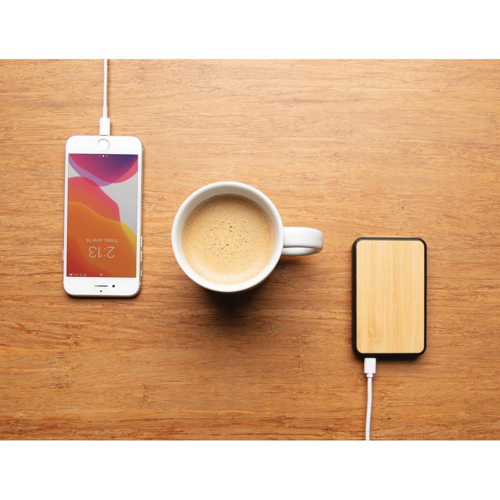 Powerbank din plastic reciclat RCS 5.000 mAh brown